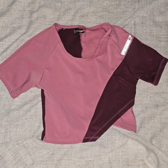 Pink Gymshark Cropped Top Size xs - Picture 5 of 7